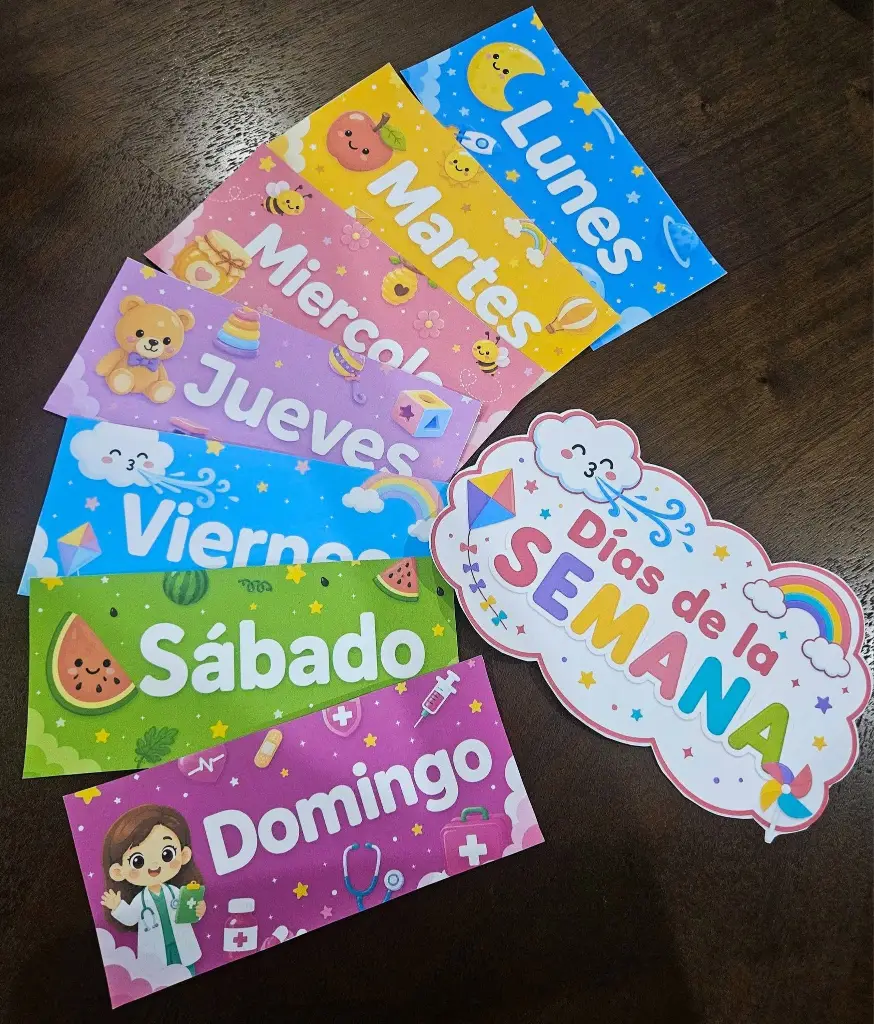¡Días de la semana mágicos! 🌈✨ miniatura 2