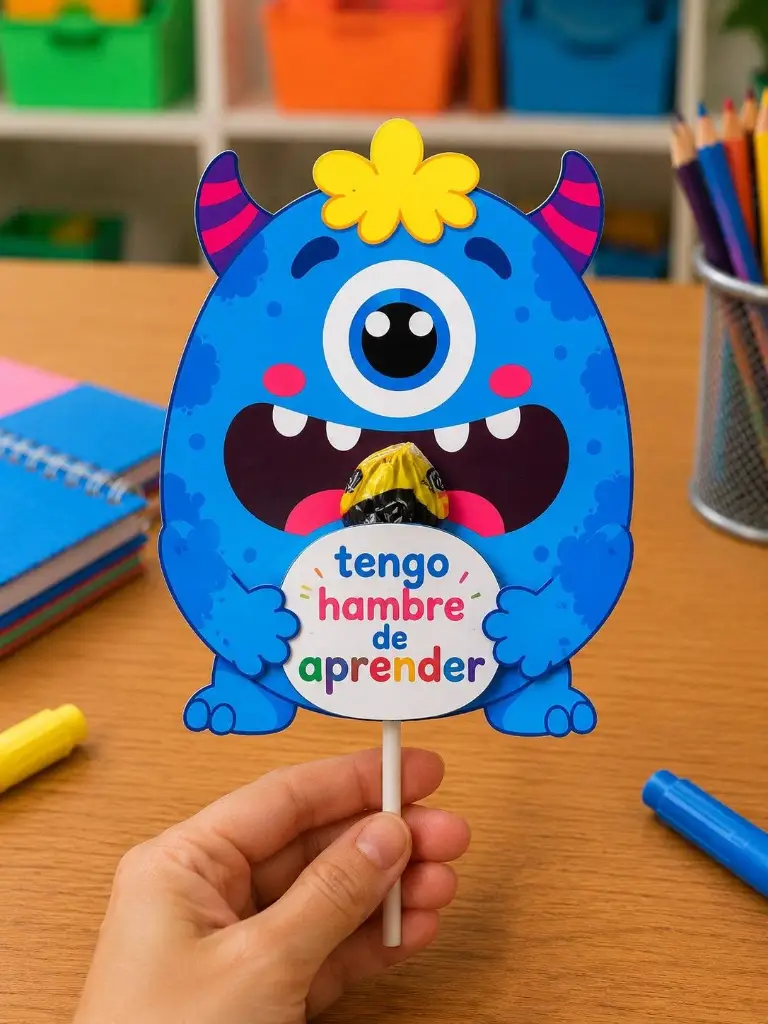 ¡Monstruitos con hambre de aprender! 👾🍭 miniatura 2