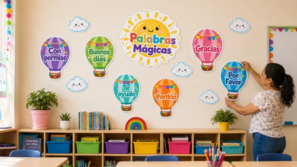 ¡Palabras mágicas que vuelan! 🎈✨