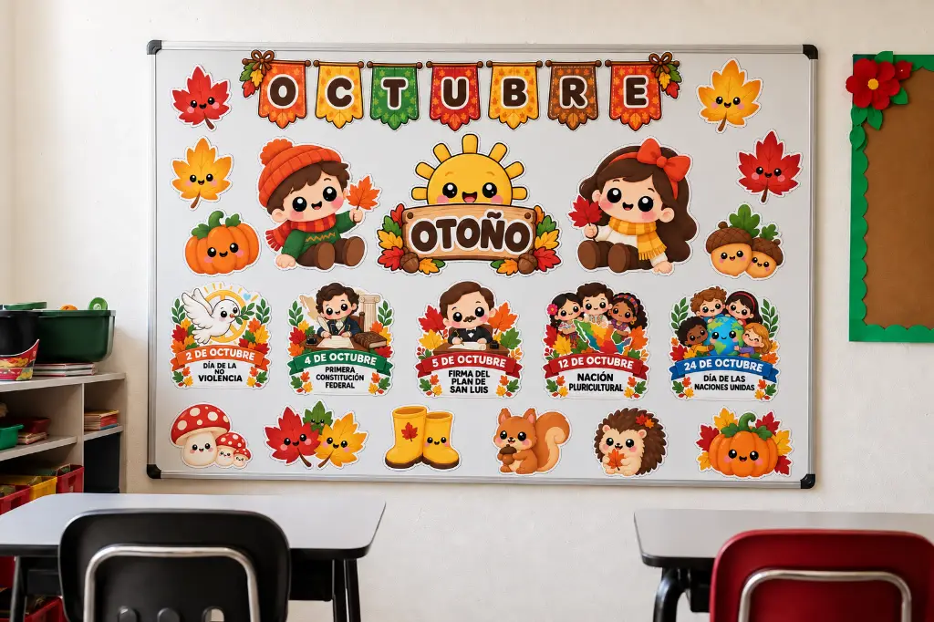 Periódico mural de octubre 🍂 | PDF + PowerPoint