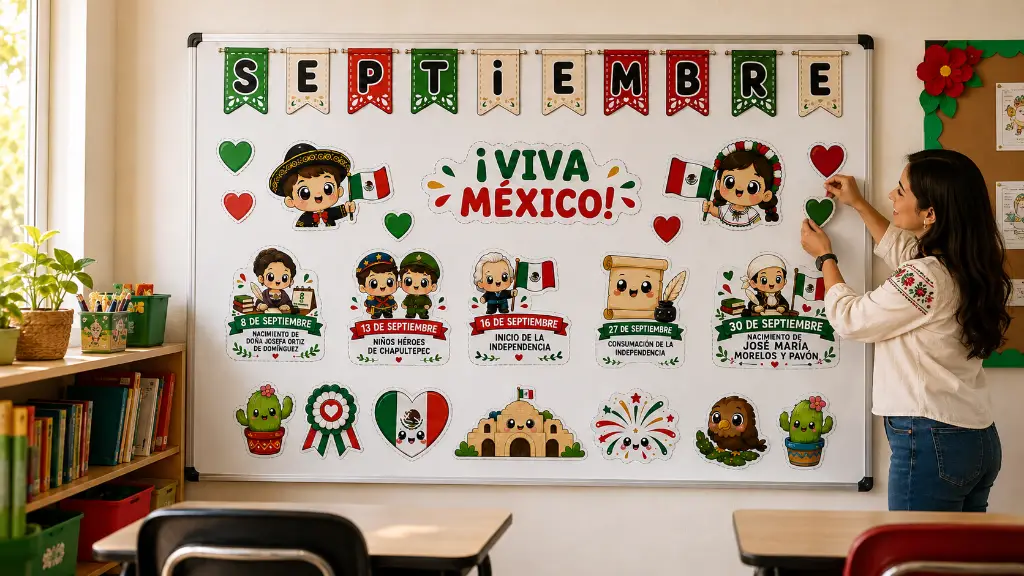 Periódico mural Septiembre 🇲🇽✨